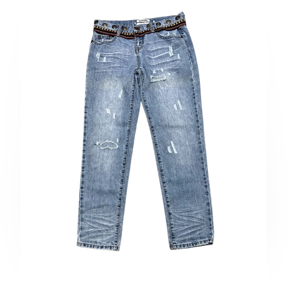 Free People One Teaspoon Distressed Blue Jeans